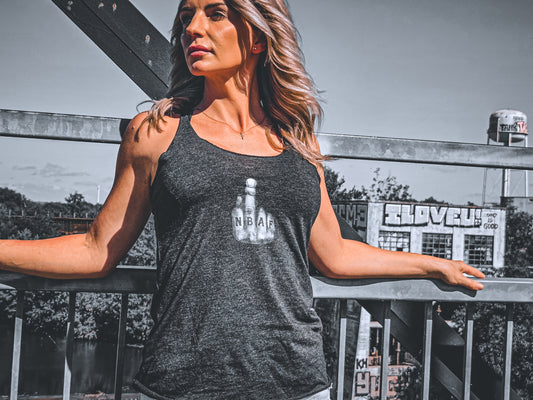 The NBAF Bird | Women's Racerback Tank, Raw Edge