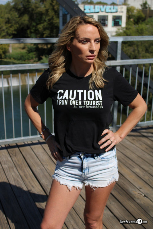 CAUTION; I RUNOVER TOURIST (in new braunfels)