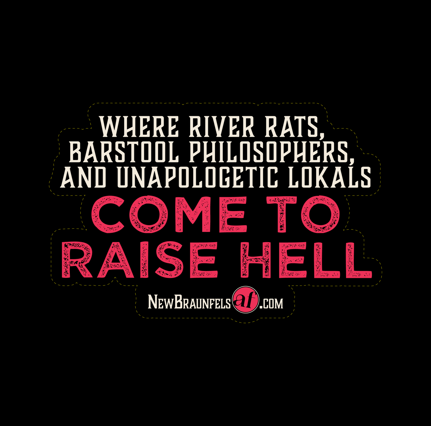 Come To Raise Hell | Men’s Long Sleeve Shirt